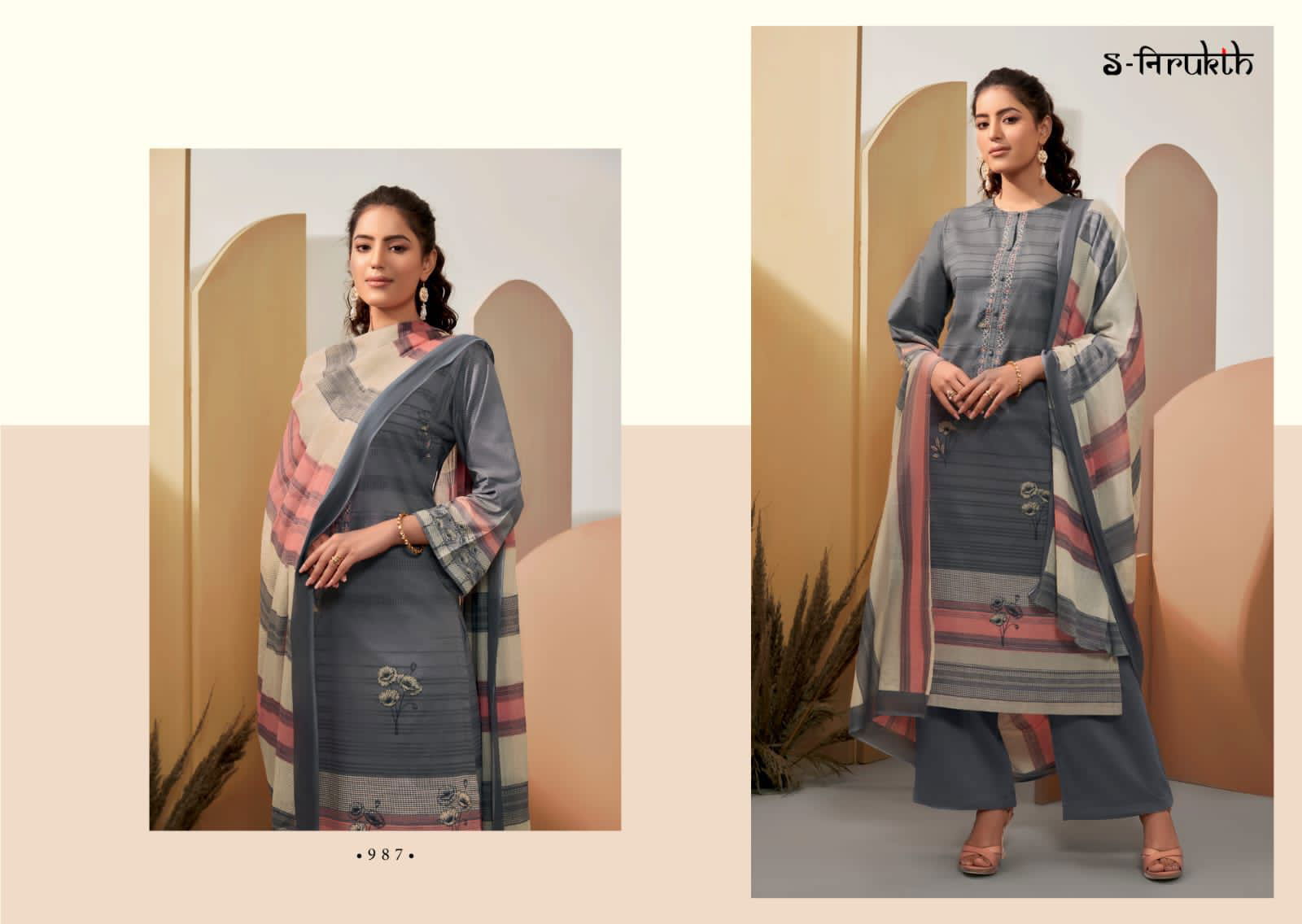 Aaliya By S Nirukth Printed Salwar Suits Catalog